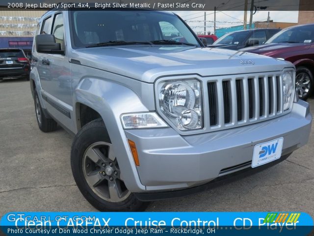 2008 Jeep Liberty Sport 4x4 in Bright Silver Metallic