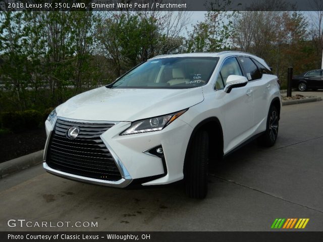 2018 Lexus RX 350L AWD in Eminent White Pearl