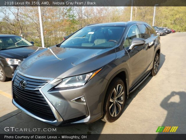 2018 Lexus RX 350L AWD in Nebula Gray Pearl