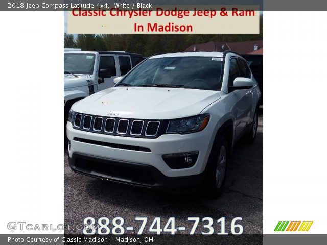 2018 Jeep Compass Latitude 4x4 in White