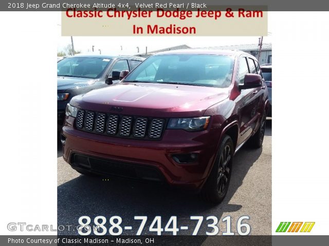 2018 Jeep Grand Cherokee Altitude 4x4 in Velvet Red Pearl