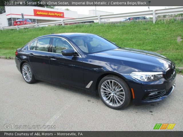 2018 BMW 5 Series 540i xDrive Sedan in Imperial Blue Metallic