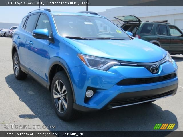 2018 Toyota RAV4 XLE in Electric Storm Blue