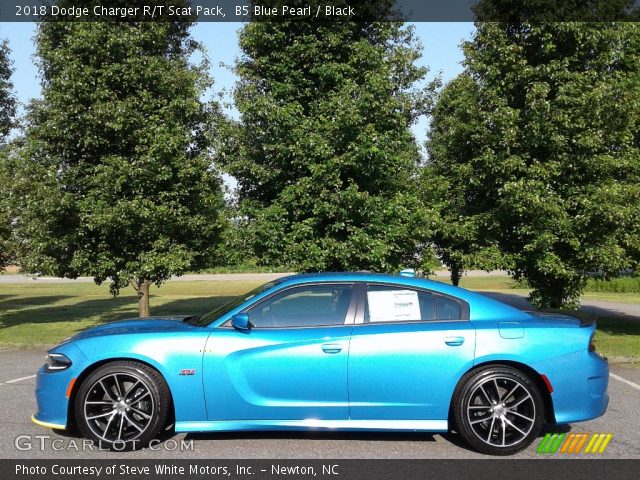 2018 Dodge Charger R/T Scat Pack in B5 Blue Pearl