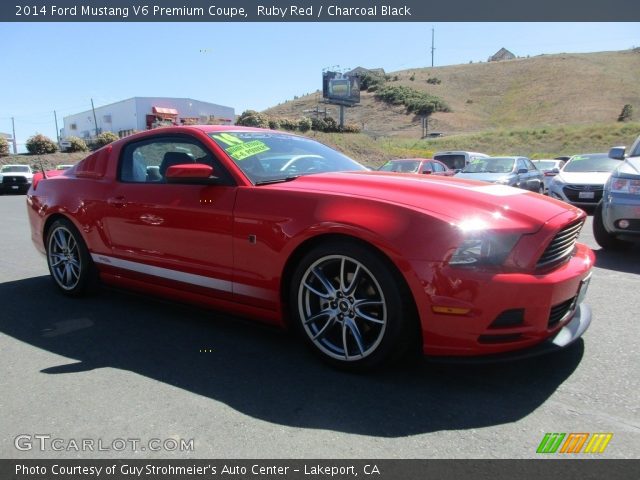 2014 Ford Mustang V6 Premium Coupe in Ruby Red