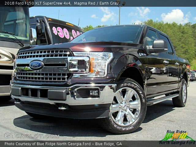 2018 Ford F150 XLT SuperCrew 4x4 in Magma Red