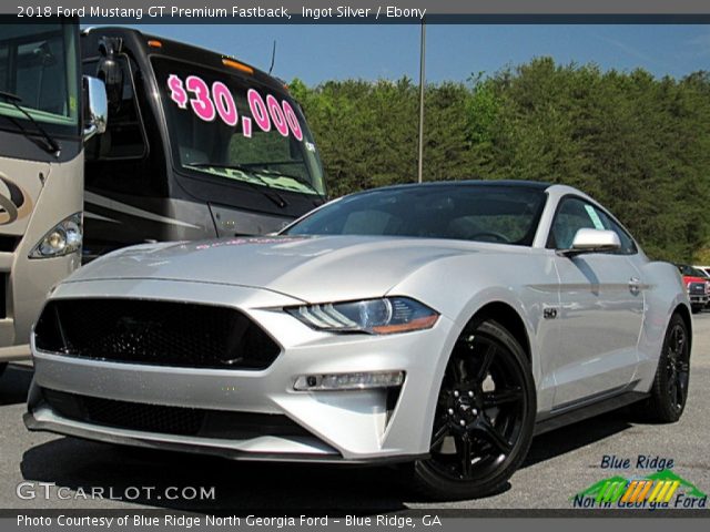 2018 Ford Mustang GT Premium Fastback in Ingot Silver