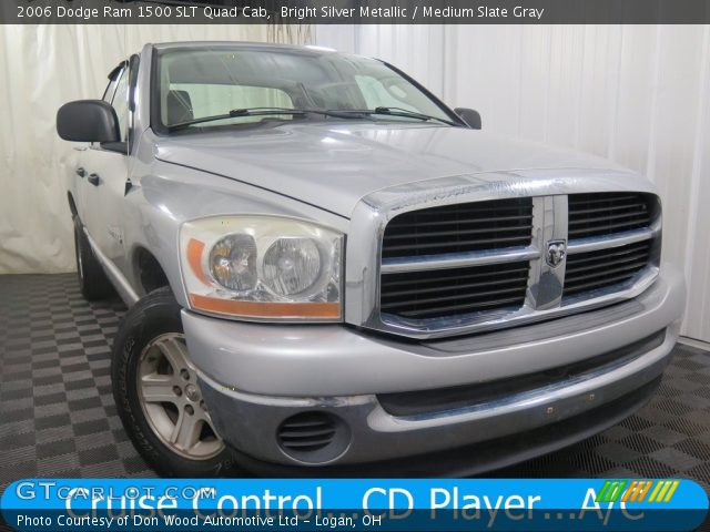 2006 Dodge Ram 1500 SLT Quad Cab in Bright Silver Metallic
