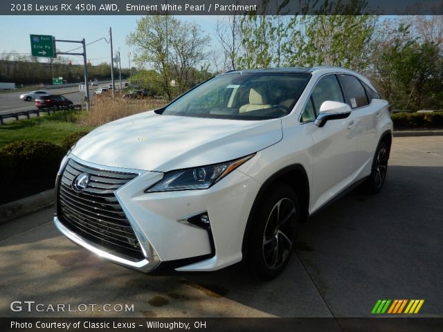 2018 Lexus RX 450h AWD in Eminent White Pearl