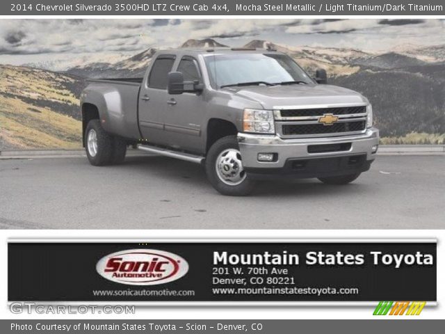 2014 Chevrolet Silverado 3500HD LTZ Crew Cab 4x4 in Mocha Steel Metallic