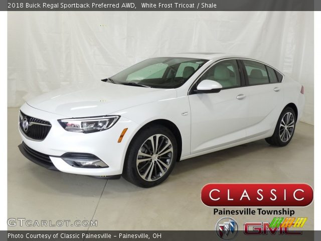 2018 Buick Regal Sportback Preferred AWD in White Frost Tricoat
