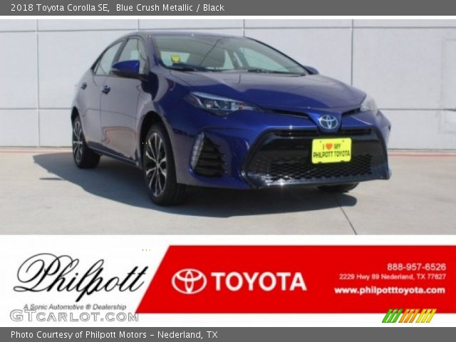 2018 Toyota Corolla SE in Blue Crush Metallic