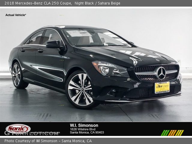 2018 Mercedes-Benz CLA 250 Coupe in Night Black