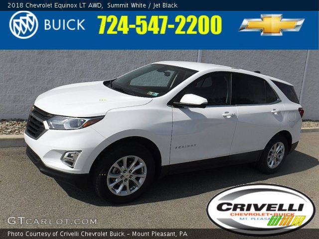 2018 Chevrolet Equinox LT AWD in Summit White