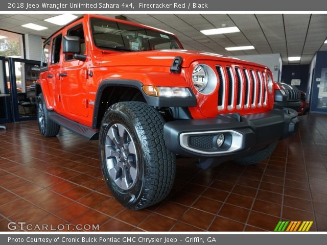 2018 Jeep Wrangler Unlimited Sahara 4x4 in Firecracker Red