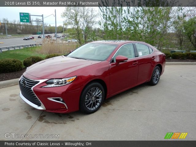 2018 Lexus ES 350 in Matador Red Mica