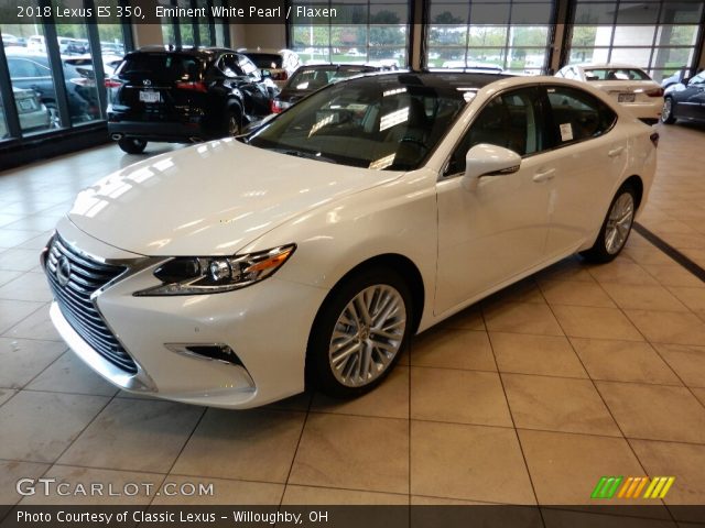 2018 Lexus ES 350 in Eminent White Pearl