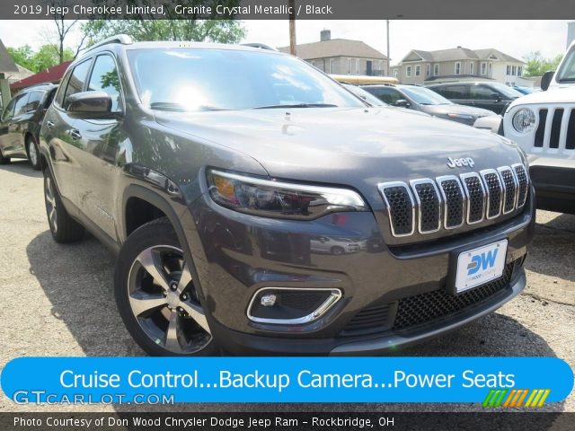 2019 Jeep Cherokee Limited in Granite Crystal Metallic