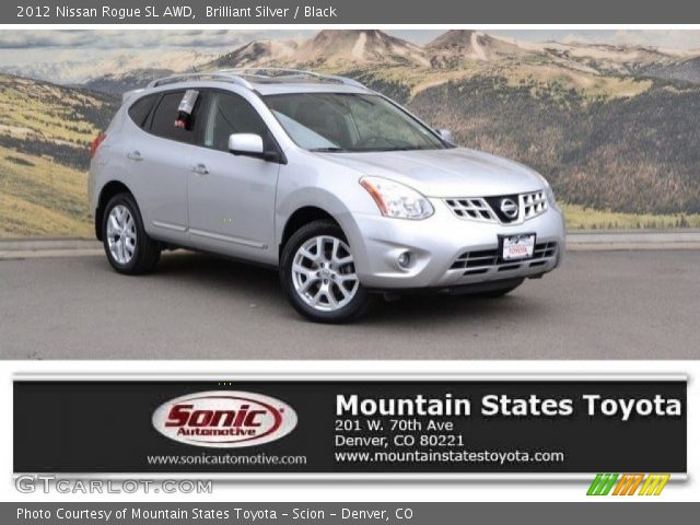 2012 Nissan Rogue SL AWD in Brilliant Silver