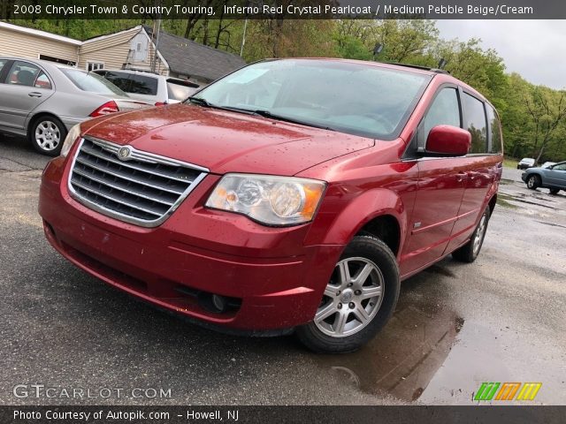 2008 Chrysler Town & Country Touring in Inferno Red Crystal Pearlcoat
