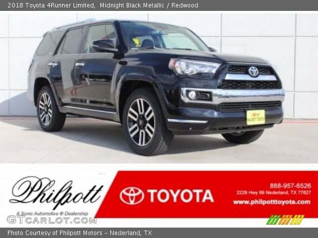 2018 Toyota 4Runner Limited in Midnight Black Metallic