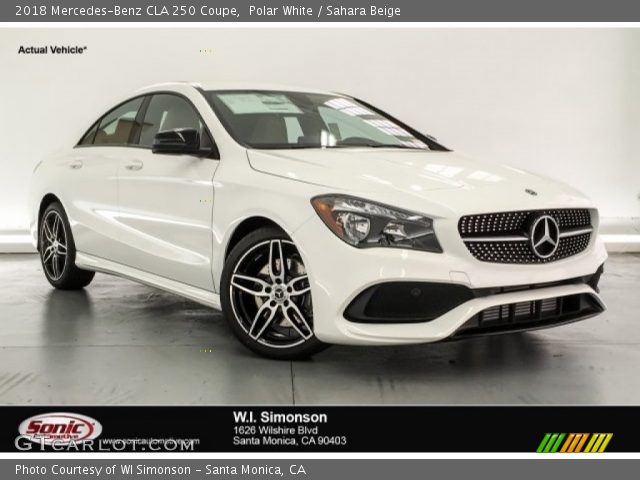 2018 Mercedes-Benz CLA 250 Coupe in Polar White