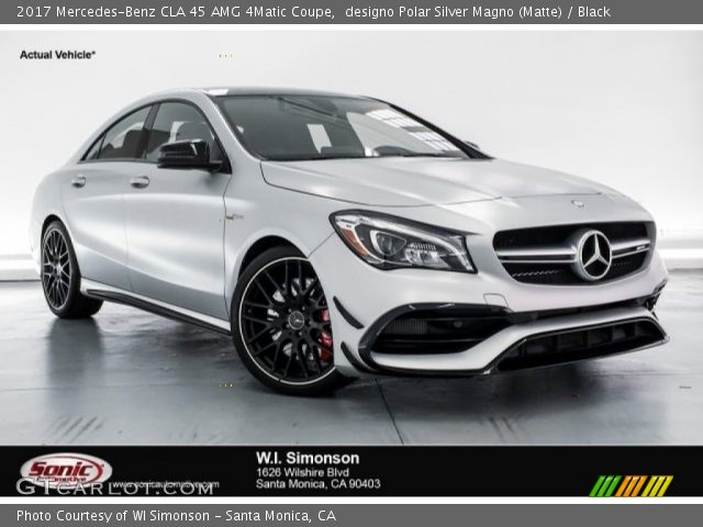 2017 Mercedes-Benz CLA 45 AMG 4Matic Coupe in designo Polar Silver Magno (Matte)