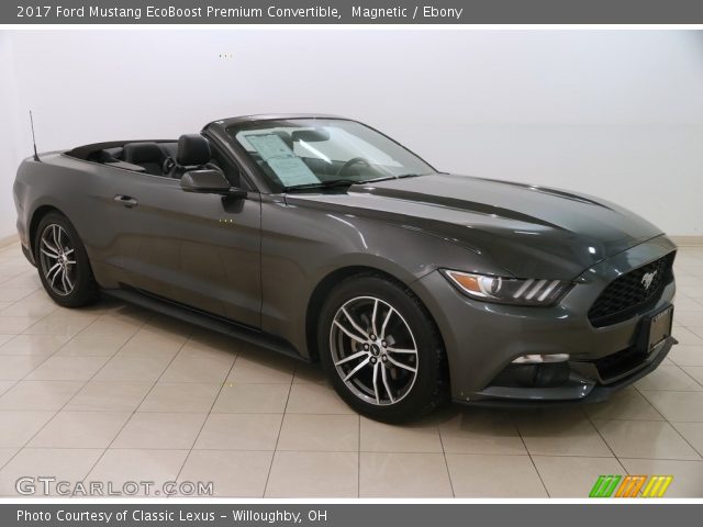 2017 Ford Mustang EcoBoost Premium Convertible in Magnetic