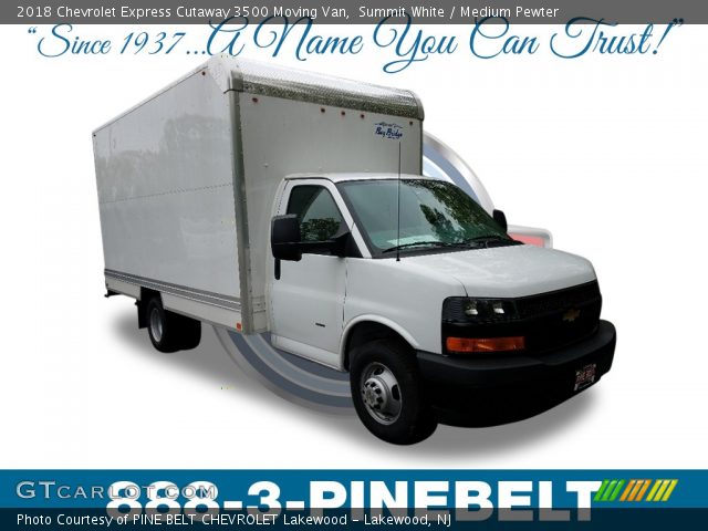 2018 Chevrolet Express Cutaway 3500 Moving Van in Summit White