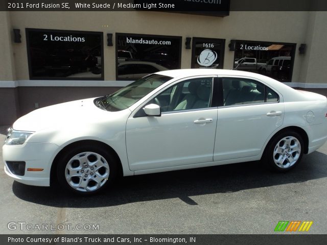 2011 Ford Fusion SE in White Suede