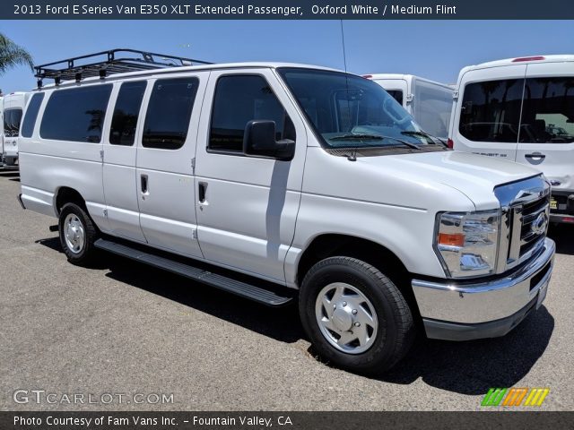 2013 Ford E Series Van E350 XLT Extended Passenger in Oxford White