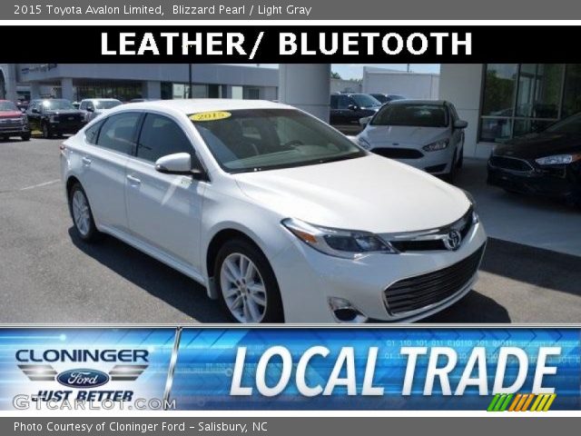 2015 Toyota Avalon Limited in Blizzard Pearl