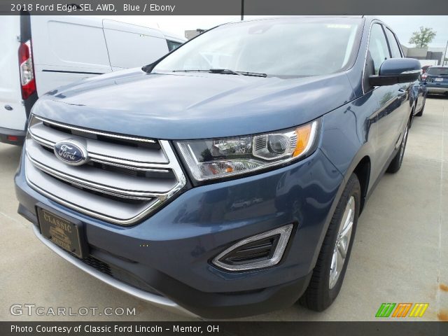2018 Ford Edge SEL AWD in Blue