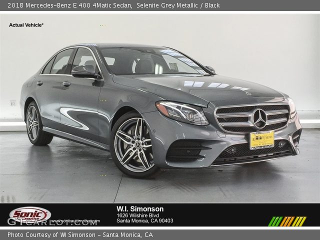 2018 Mercedes-Benz E 400 4Matic Sedan in Selenite Grey Metallic