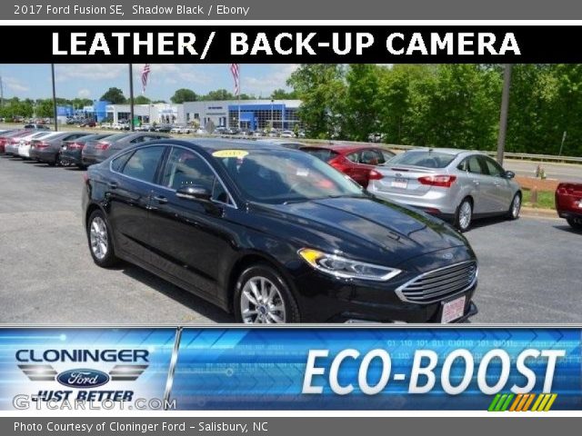 2017 Ford Fusion SE in Shadow Black