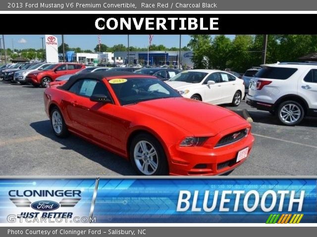 2013 Ford Mustang V6 Premium Convertible in Race Red