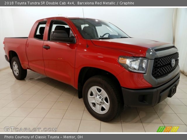 2018 Toyota Tundra SR Double Cab 4x4 in Barcelona Red Metallic