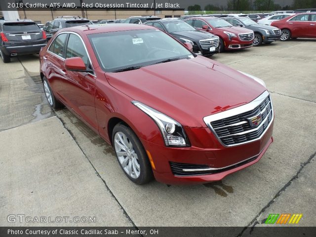 2018 Cadillac ATS AWD in Red Obsession Tintcoat