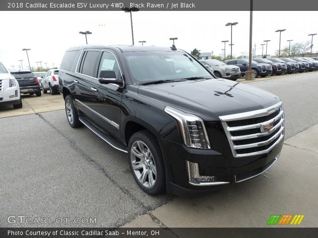 2018 Cadillac Escalade ESV Luxury 4WD in Black Raven