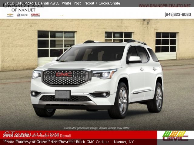 2018 GMC Acadia Denali AWD in White Frost Tricoat
