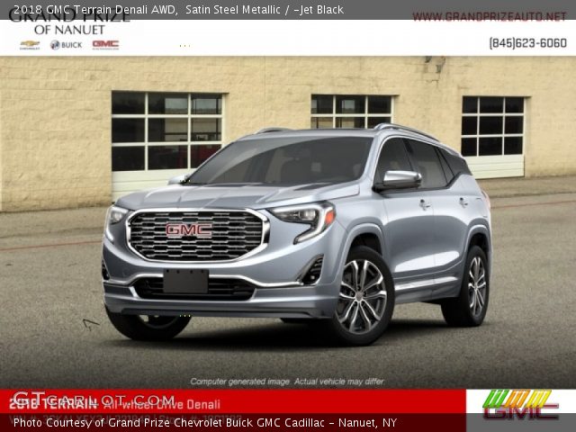 2018 GMC Terrain Denali AWD in Satin Steel Metallic