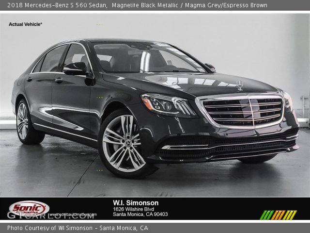 2018 Mercedes-Benz S 560 Sedan in Magnetite Black Metallic