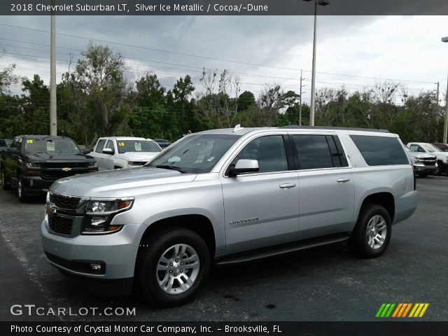 2018 Chevrolet Suburban LT in Silver Ice Metallic