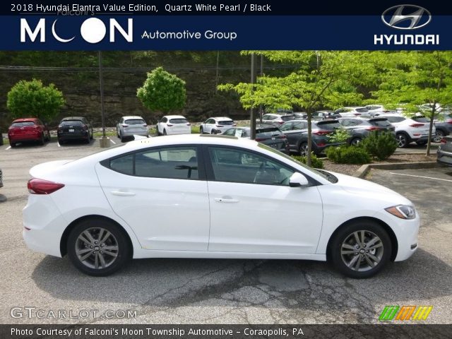 2018 Hyundai Elantra Value Edition in Quartz White Pearl