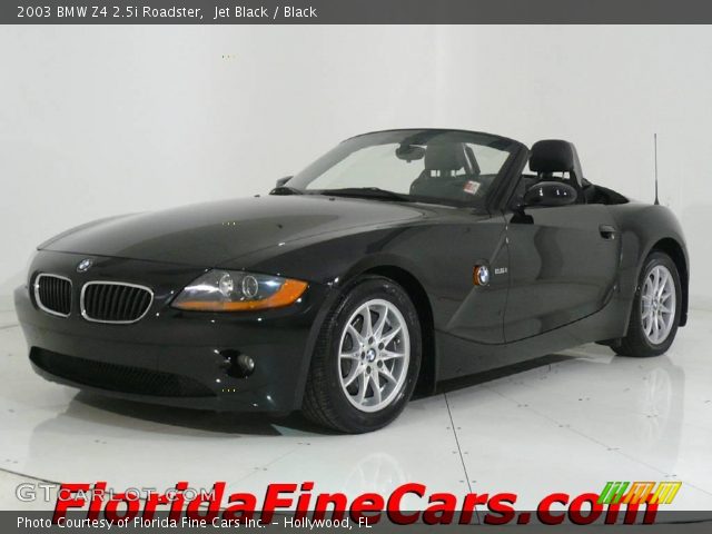 2003 BMW Z4 2.5i Roadster in Jet Black