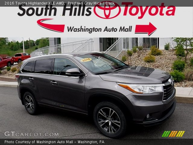 2016 Toyota Highlander XLE AWD in Predawn Gray Mica