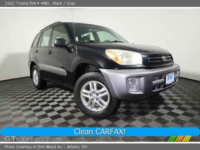 2002 Toyota RAV4 4WD in Black