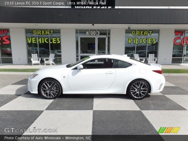 2016 Lexus RC 350 F Sport Coupe in Ultra White