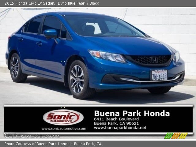2015 Honda Civic EX Sedan in Dyno Blue Pearl