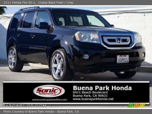 2011 Honda Pilot EX-L in Crystal Black Pearl
